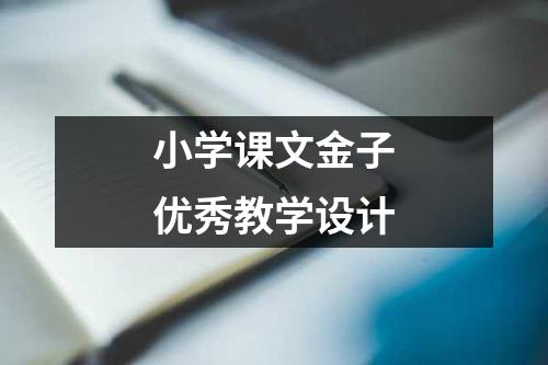 小学课文金子优秀教学设计